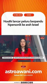 Houthi lancar peluru berpandu hipersonik ke arah Israel