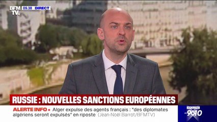 Sanctions économiques: "La Russie ne va pas pouvoir maintenir son train de vie éternellement", souligne Jean-Noël Barrot