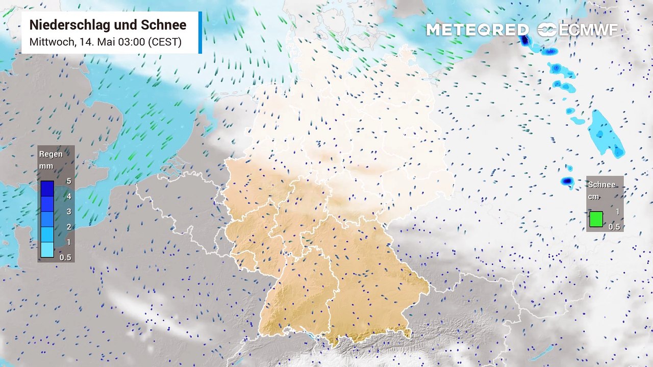 Wolken und Schauer: Was bringt uns das Polen-Tief?