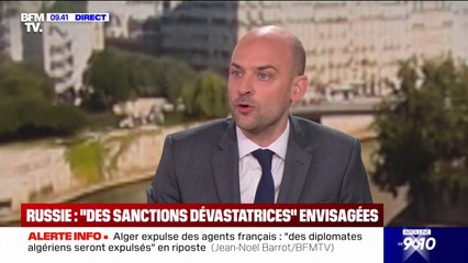 Jean-Noël Barrot veut prendre "des sanctions dévastatrices" pour "asphyxier l'économie russe"