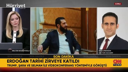 Trump ve Şara Riyad'da bir araya geldi: Cumhurbaşkanı Erdoğan tarihi zirveye katıldı