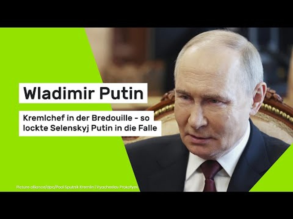 Wladimir Putin: Kremlchef in der Bredouille - so lockte Selenskyj Putin in die Falle