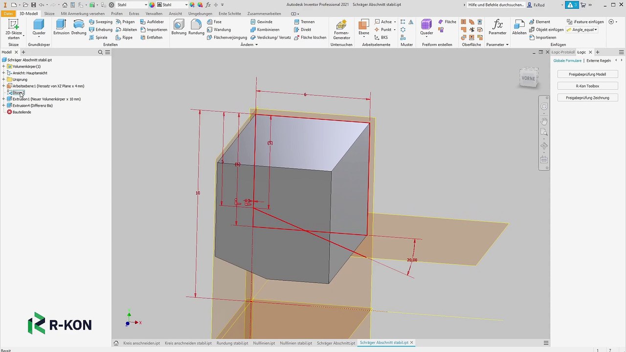 09 Stabile Skizzen | Top-Down Skelettmodellierung