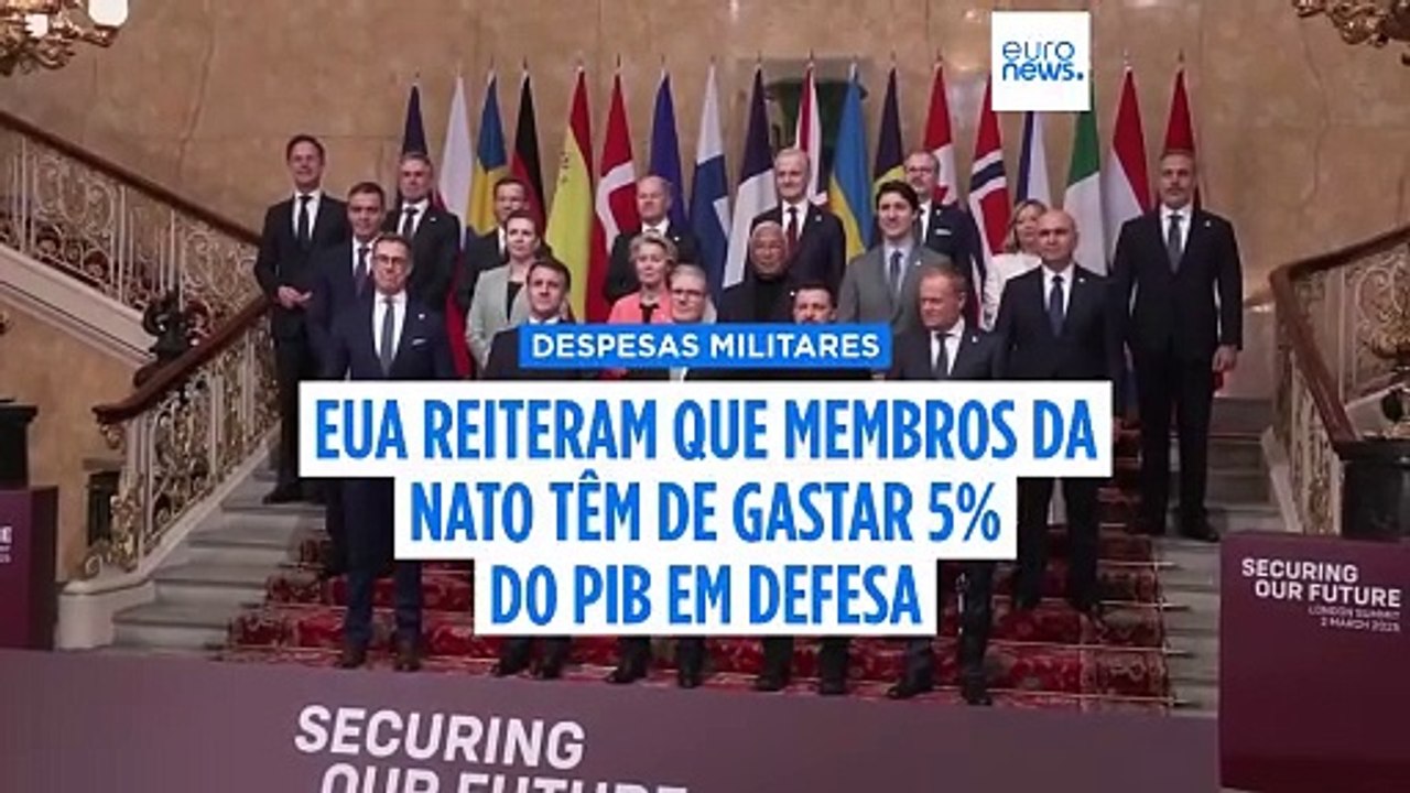 Trump quer saber como aliados planeiam aumentar despesas com a defesa, afirma enviado da NATO
