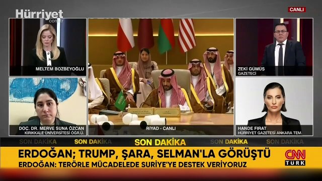 Cumhurbaşkanı Erdoğan, Trump, Şara ve Prens Selman görüştü... Hande Fırat görüşmenin detaylarını anlattı