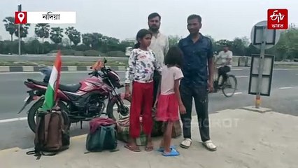 ধর্ষকদের মৃত্যুদণ্ডের দাবিতে হেঁটে দেশজুড়ে প্রচার, 2 মেয়ে নিয়ে নদিয়ায় দমন ও দিউয়ের অনিল