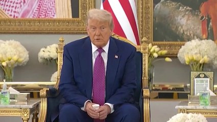 Donald Trump refuses to drink coffee during Saudi Arabia ceremony