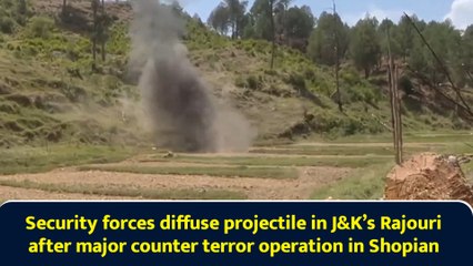 Security forces diffuse projectile in J&K’s Rajouri after major counter terror operation in Shopian