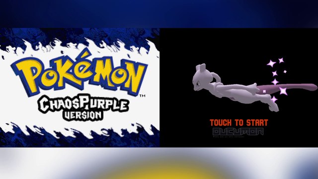 Pokemon Chaos Purple - NDS ROM Hack, Red/Blue remake with a difference, New Story, Gen 9, TR Arc