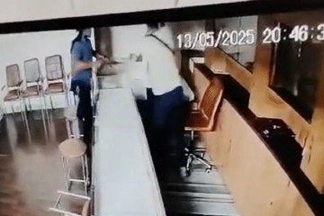 एयर गन से सराफा व्यापारी व पुत्री पर हमला