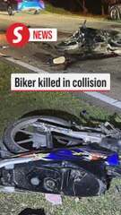 Biker, 47, dies from crash with motorcycle in Batu Pahat