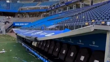 Así terminó el estadio del Hamburgo tras su histórico ascenso