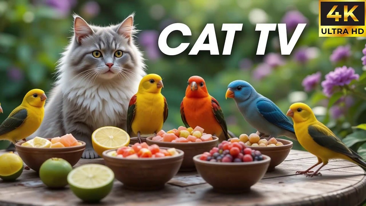 Cats Can't Stand This! New Video Shows Cats Watching Birds in Ultra 4K - CatTV Central