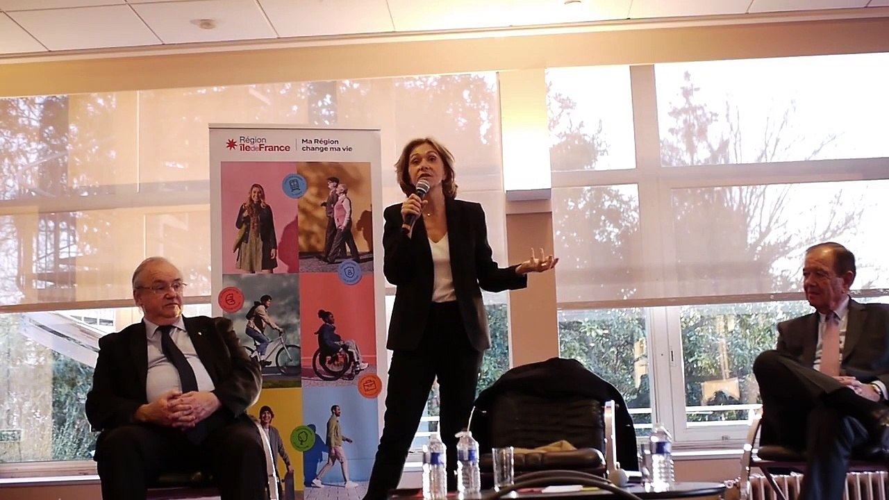 Réunion de bilan de mi-mandat de Valérie Pécresse, présidente de la Région Ile-de-France 01_04_25 - Partie 1