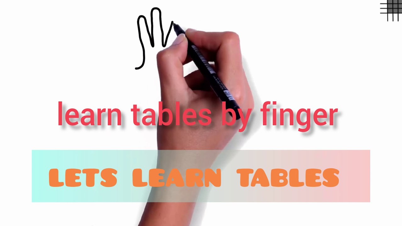 how to learn tables easily