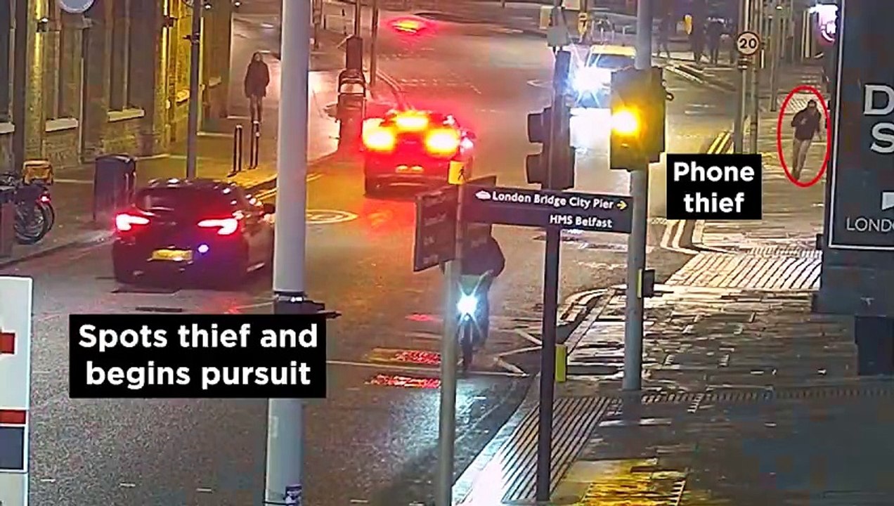 Rouba telemóvel e é detido por polícia à paisana em menos de 60 segundos