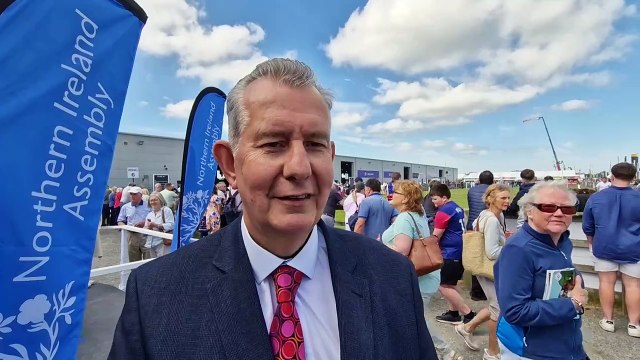 Balmoral Show - beef farmer Edwin Poots