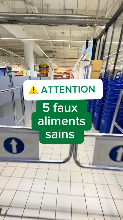5 faux aliments sains
