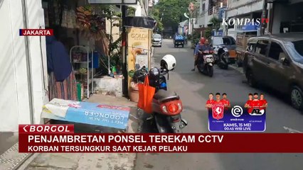 Penjambretan Ponsel di Johar Baru, Perempuan Jatuh Tersungkur saat Kejar Pelaku