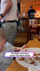Baby Flirts Across the Room and Her Reaction Is Pure Gold! 🍼💘😂