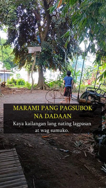 Marami pang pagsubok na dadaan, kaya kailangan lang nating lagpasan at wag sumuko.💪