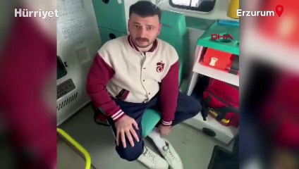 Erzurum'daki otobüs kazasında taraftarlar camdan çıkarak kurtuldular