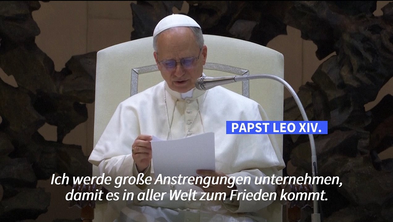 Papst bietet sich als Vermittler bei Kriegen in aller Welt an