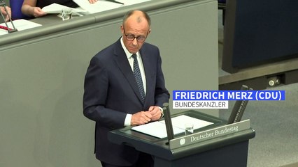 Merz: Deutschland kann Herausforderungen "aus eigener Kraft" stemmen