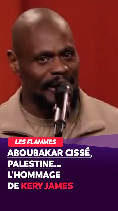 Aboubakar Cissé, la Palestine, le Congo... l'hommage de Kery James à la cérémonie des Flammes