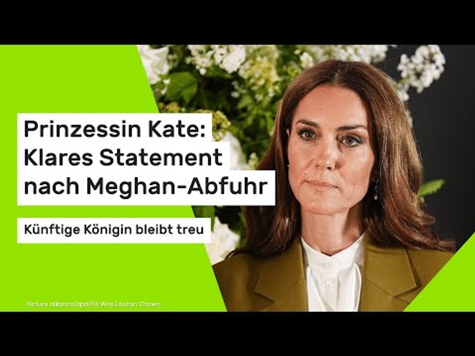 Prinzessin Kate: Klares Statement nach Meghan-Abfuhr - künftige Königin bleibt treu