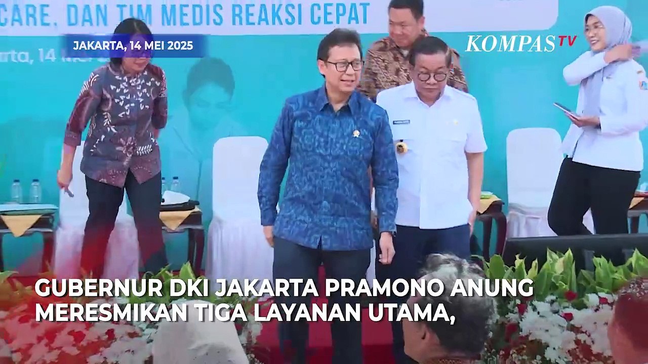 Gubernur Pramono Bareng Menkes Budi Luncurkan P...