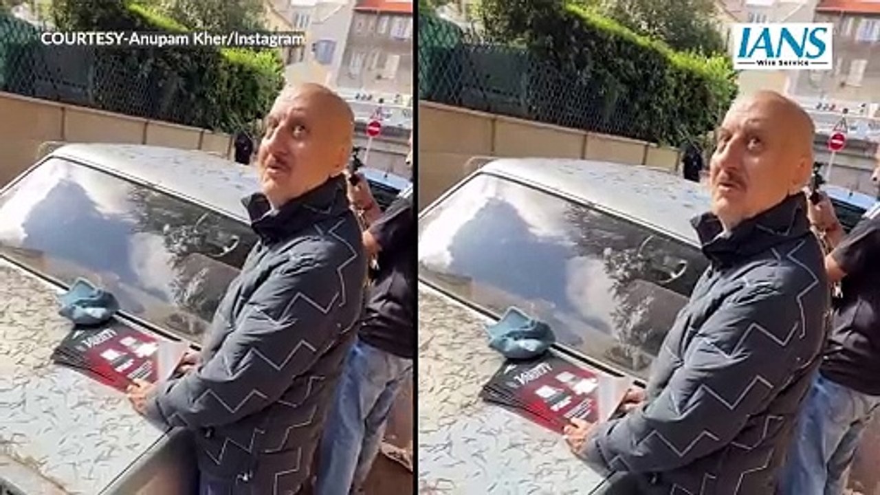 Anupam Kher embraces his Hindi medium roots at Cannes, asks to overlook his English pronunciation