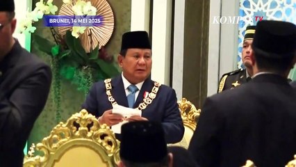 Terima Bintang Kebesaran, Presiden Prabowo: Kalau Brunei Dicubit Kami di Indonesia Semua Merasakan