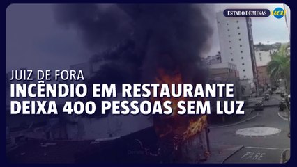 Restaurante pega fogo em Juiz de Fora