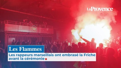 Les Flammes : les rappeurs marseillais ont embrasé la Friche avant la cérémonie