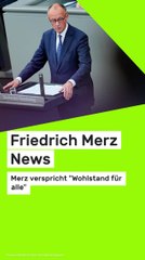 Copy of Friedrich Merz News: Merz verspricht "Wohlstand für alle"