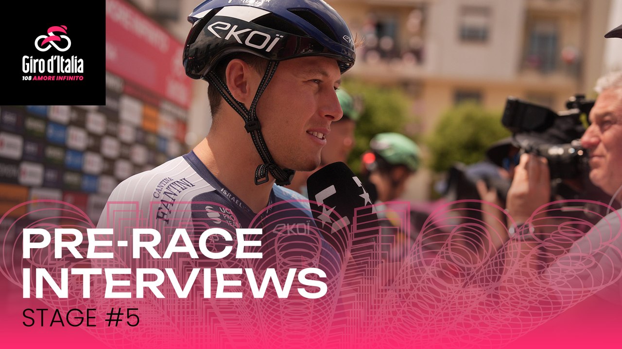 Giro d'Italia 2025 Stage 5 Prerace interviews Video Dailymotion