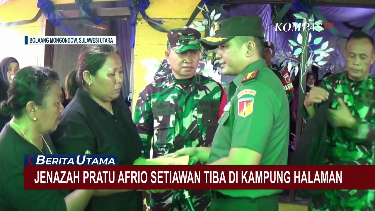 Jenazah Pratu Afrio, Korban Ledakan Pemusnahan Amunisi Tiba di Kampung Halaman