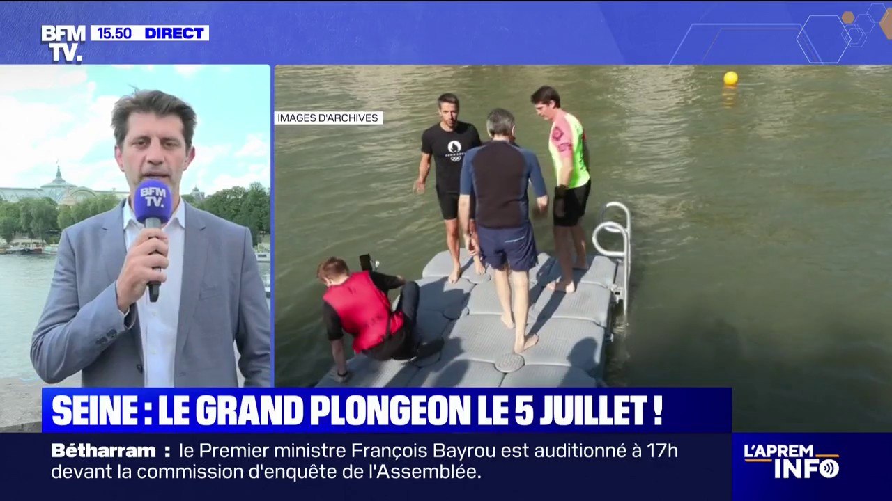 Baignade dans la Seine dès le 5 juillet: "Les derniers prélèvements sont tout à fait satisfaisants", explique Pierre Rabadan, adjoint aux Sports à la mairie de Paris