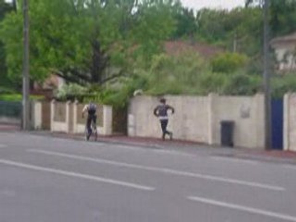 Course contre le velo n°1