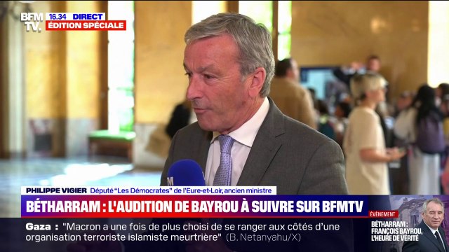 Bétharram : Il dira la vérité , déclare Philippe Vigier (Modem), avant l'audition de François Bayrou
