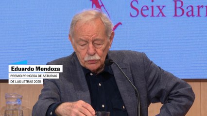 Eduardo Mendoza, Premio Princesa de Asturias de las Letras 2025: "Esto es muy bonito"