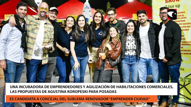 Una incubadora de emprendedores y agilización de habilitaciones comerciales, las propuestas de Agustina Koropeski para Posadas