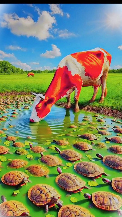 Covered in millions of tortoises! 😱 #animals #firebrigade #facebookviral #jalpari #foryouシ #BunnyAdventure #trend #amazingfacts #animation #indian #bestoftheday #trending #explore #cartoon #Amazing #shorts #AI #duck #animals