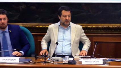 Salvini - Conferenza stampa sul p.d.l. occupazione giovanile (14.05.25)