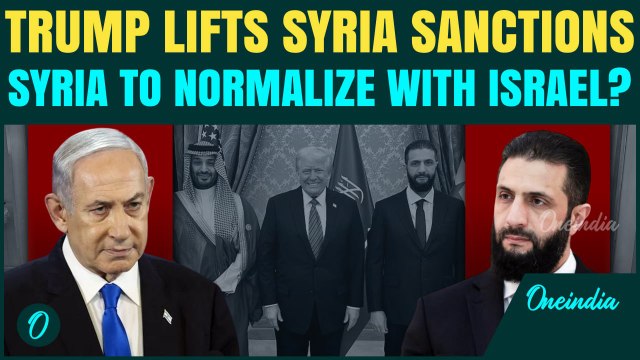 Trump Asks Syria to JOIN Abraham Accords, Offers Sanctions Relief | Big Push For Syria-Israel Ties