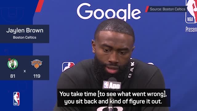 Losing to the Knicks feels like death - Brown