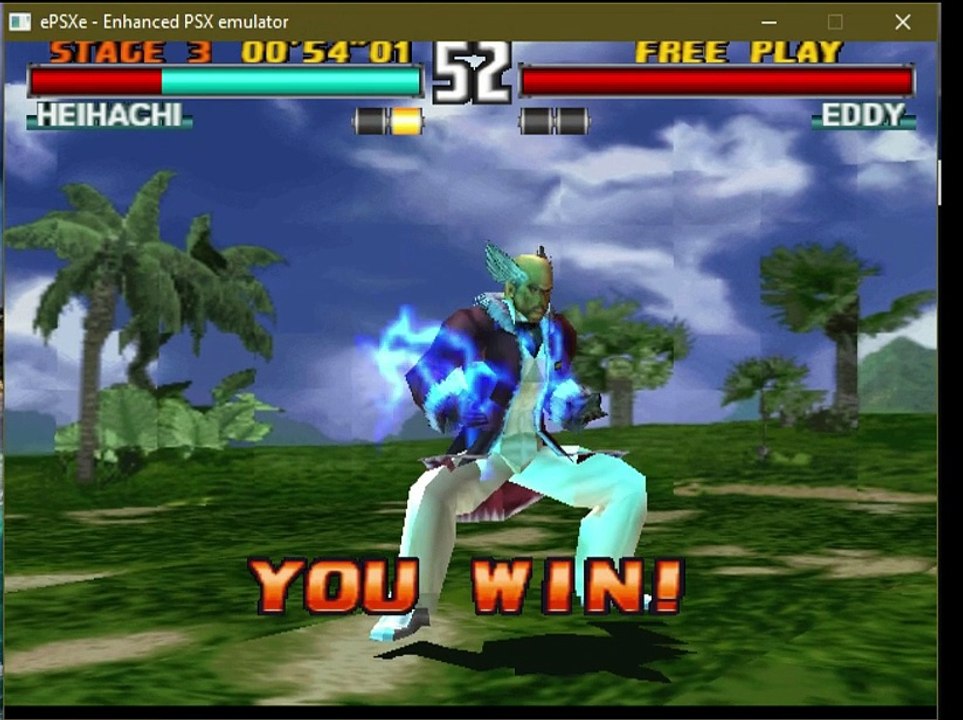 "Tekken 3: Power, Rhythm & Fury – Heihachi, Eddy & King"