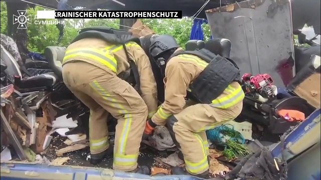 Ukraine: Neun Tote bei russischem Angriff auf Bus mit Zivilisten