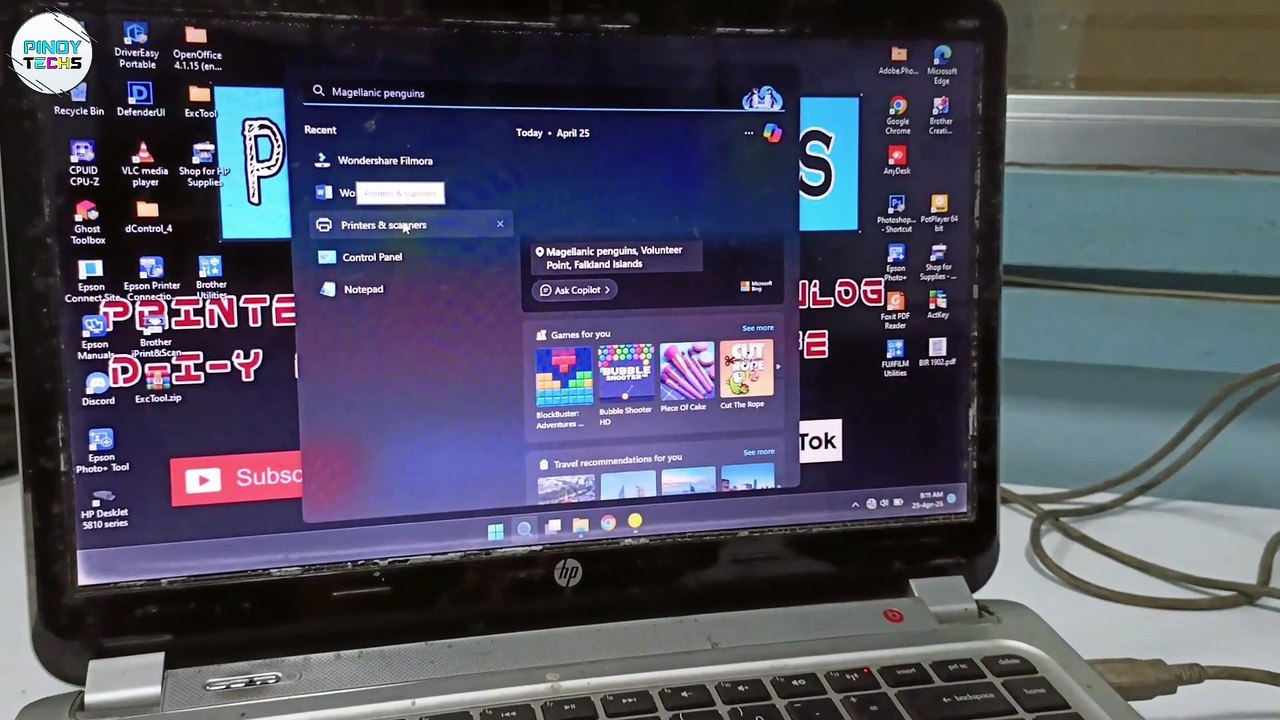 CANON MG3620 Black Lines Remedy | PinoyTechs (Tagalog)